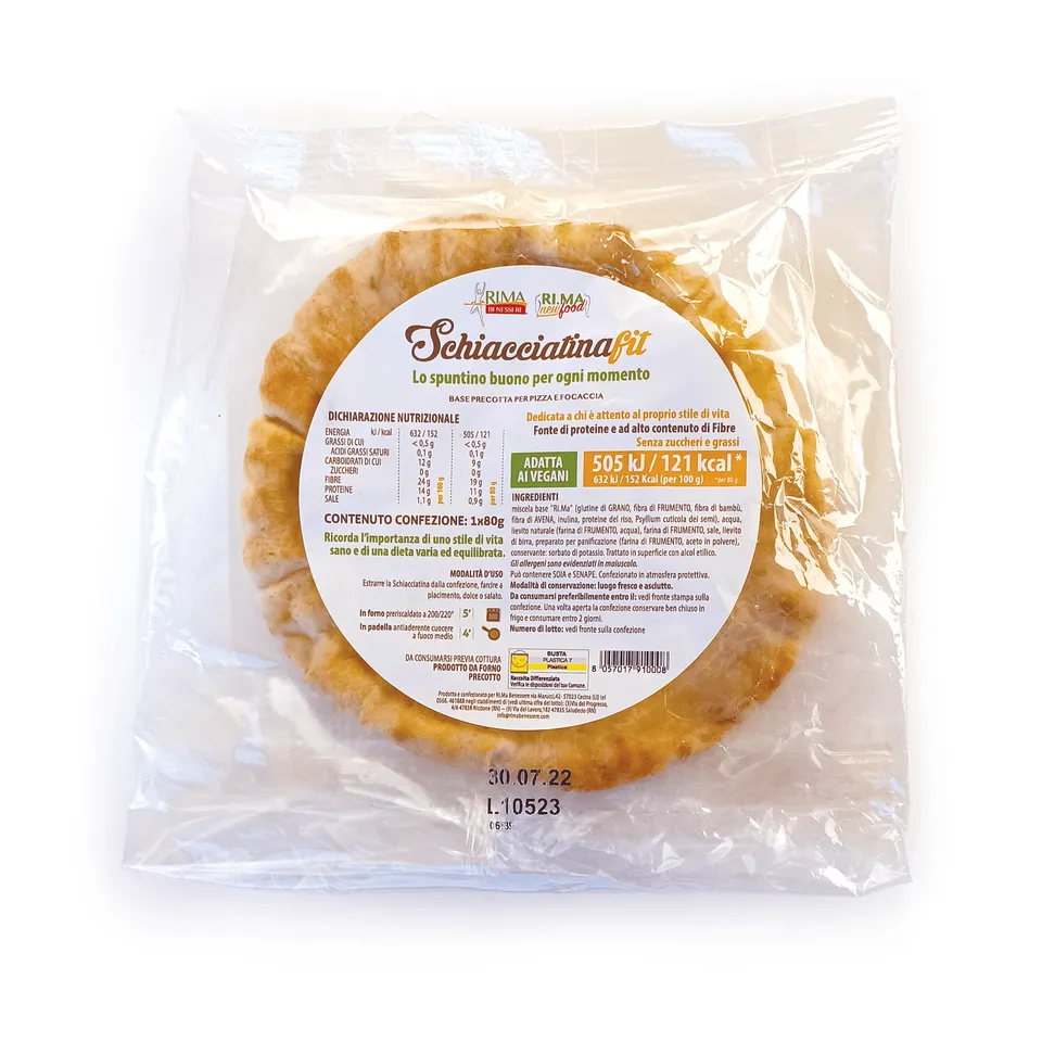 NEWTRITIONS Pane e prodotti da forno Schiacciatina Fit pane 80 g