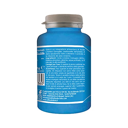 Ultimate Stimolatori CLA acido linoleico coniugato 90 capsule gelatinose