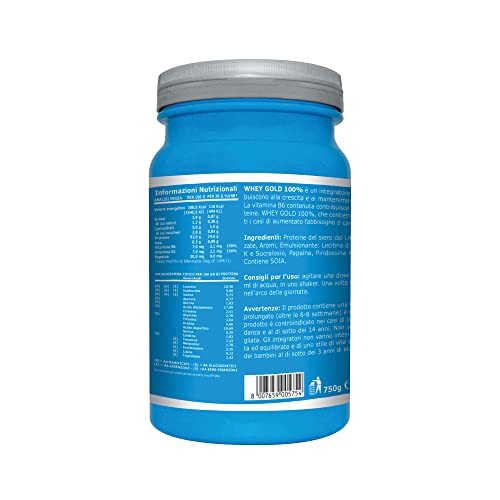 Ultimate Proteine Whey Gold 100% proteine vaniglia 750 g vitamina B6