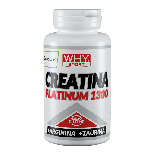 WHY SPORT Amminoacidi e creatina CREATINA PLATINUM 1300 compresse 120 cpr