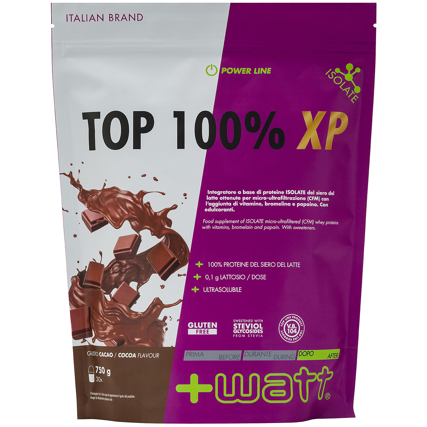 +WATT Power Line Top 100% XP proteine isolate 94%