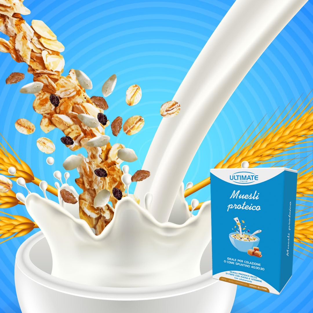 Ultimate Snack Muesli proteico caramello muesli