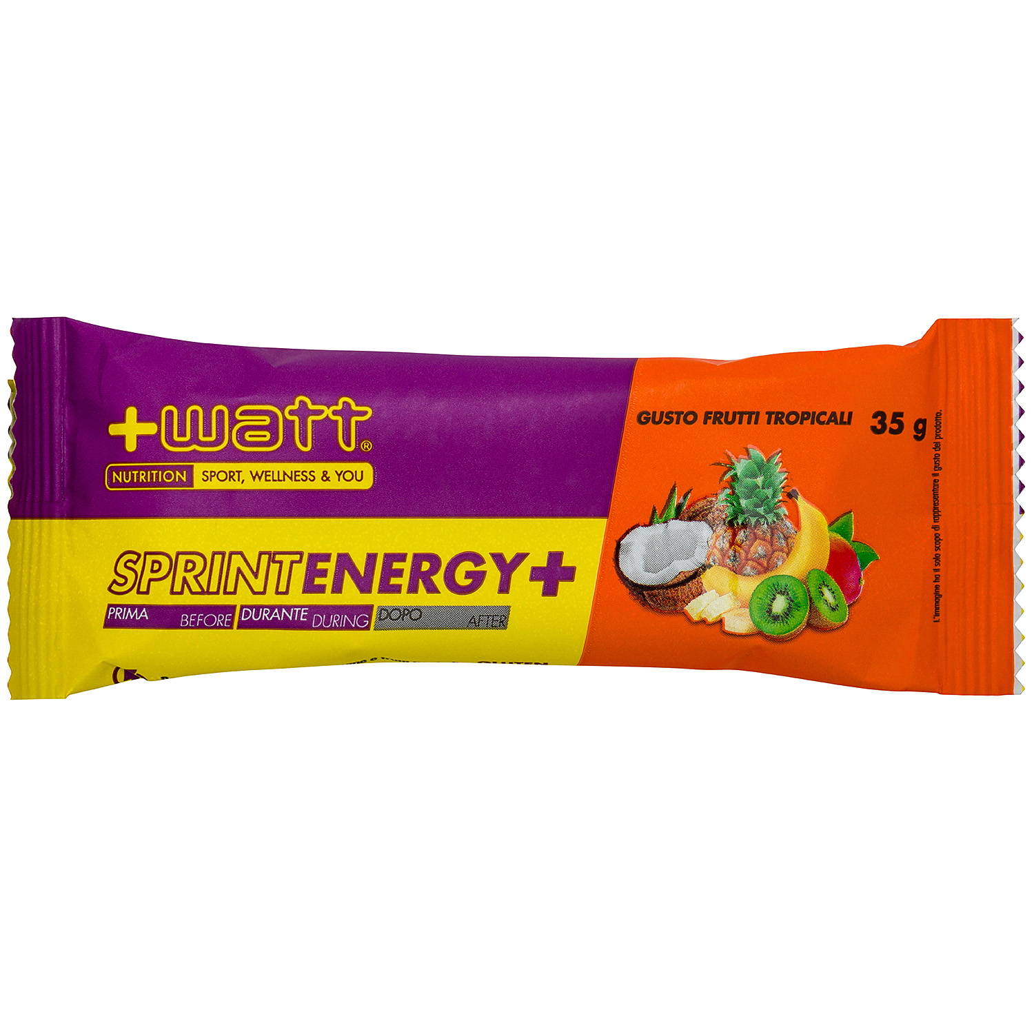 +WATT Endurance Line Sprint Energy+ barretta frutti tropicali 35 g