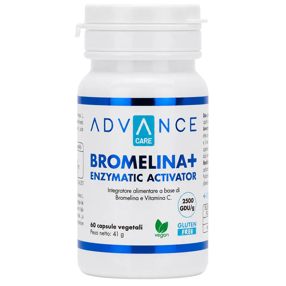 + WATT Wellness Line Bromelina+ Enzymatic Activator integratore con vitamina C