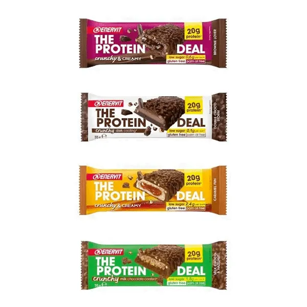 NEWTRITIONS Barrette The Protein Deal Bar – Crunchy 25x55g