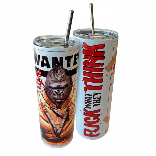 Zoomad Accessori Borraccia Thermos 1 L in acciaio con cannuccia
