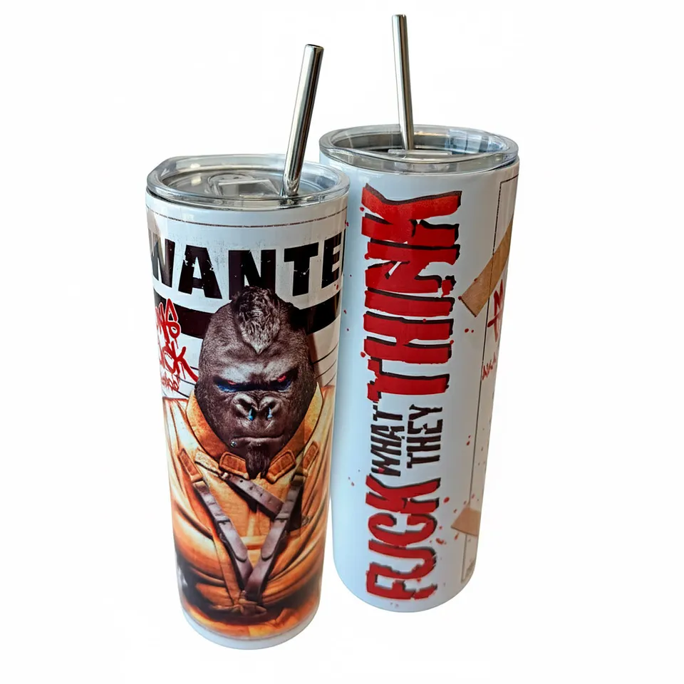 Zoomad Accessori Borraccia Thermos 1 L in acciaio con cannuccia