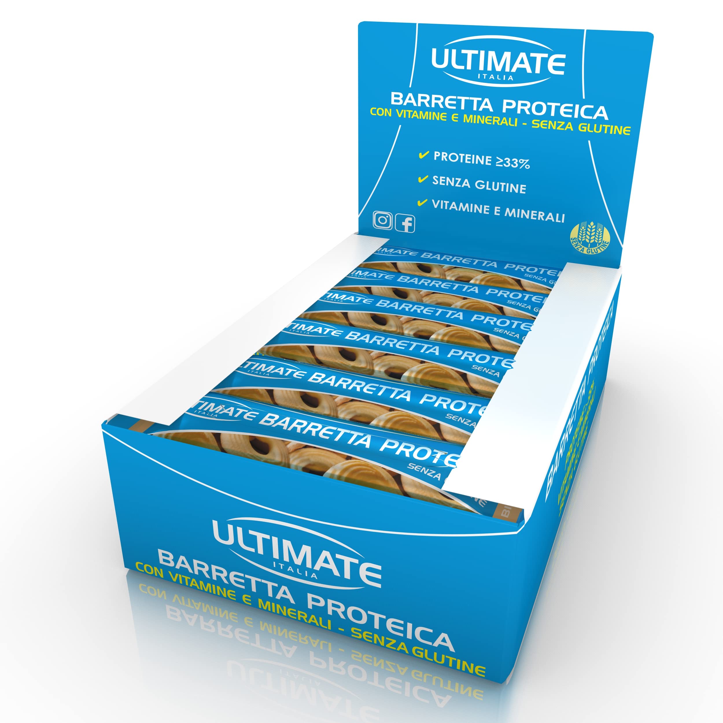Ultimate Barrette Barretta Proteica 33% proteine cioccolato