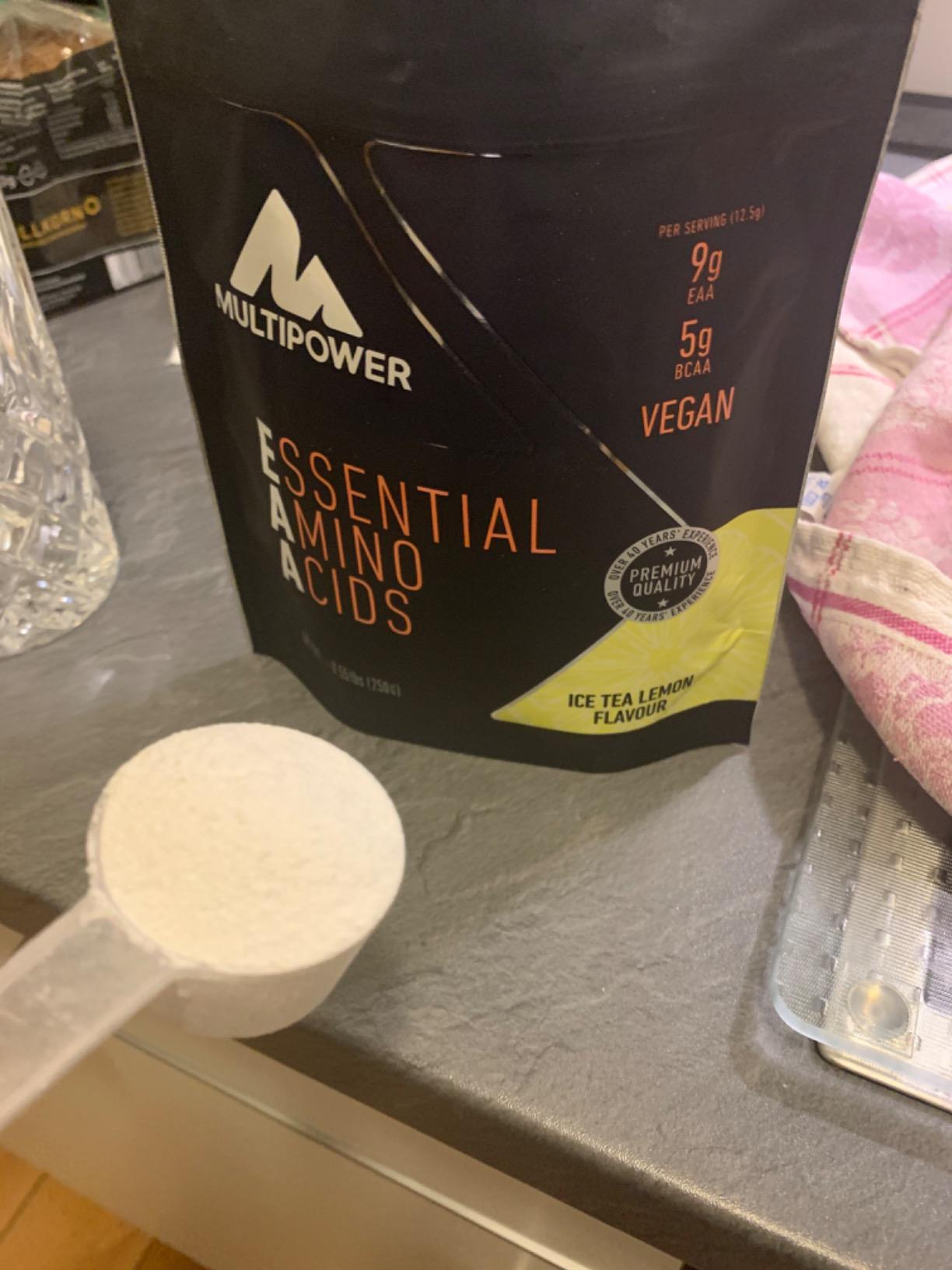 Multipower EAA EAA aminoacidi in polvere 250 g tè freddo al limone