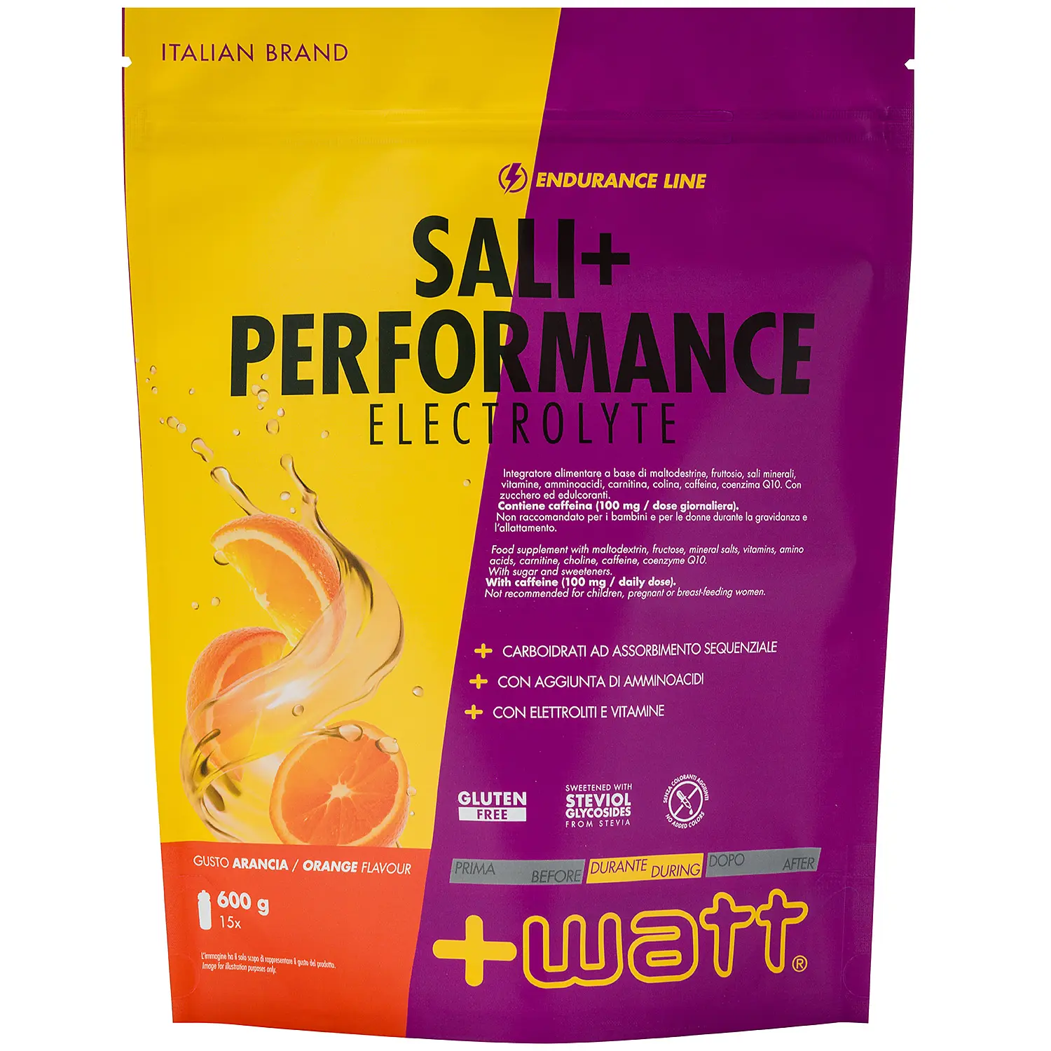 + WATT Endurance Line Sali+ Performance Electrolyte integratore per sport