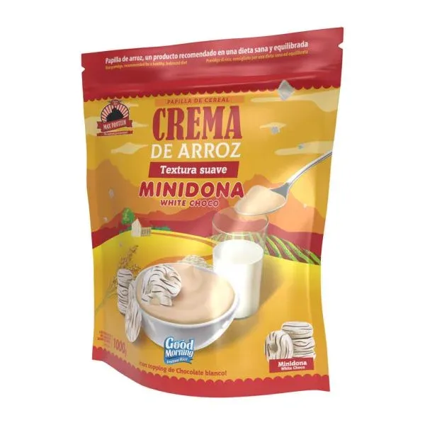 NEWTRITIONS Preparati Crema Arroz – Minidona Cioccolato Bianco crema di riso 1 kg