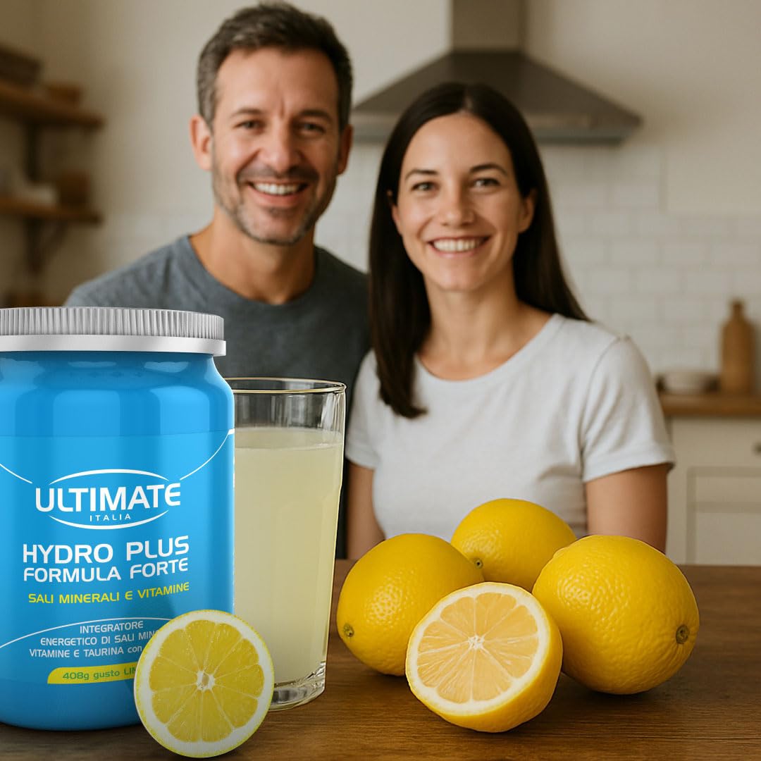 Ultimate Energetici Hydro Plus integratore idrosalino limone 408 g