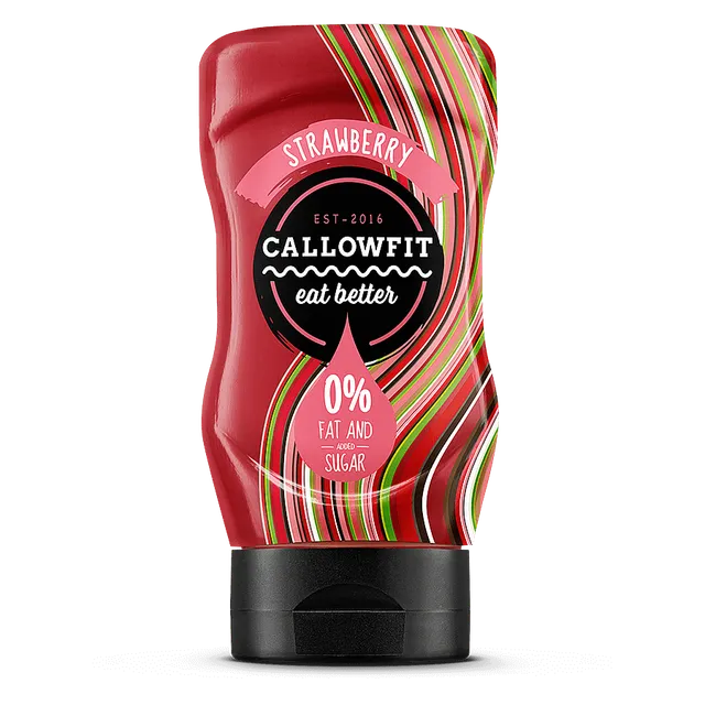 NEWTRITIONS Salse e Condimenti Callowfit Salsa Strawberry 300ml salsa fragola