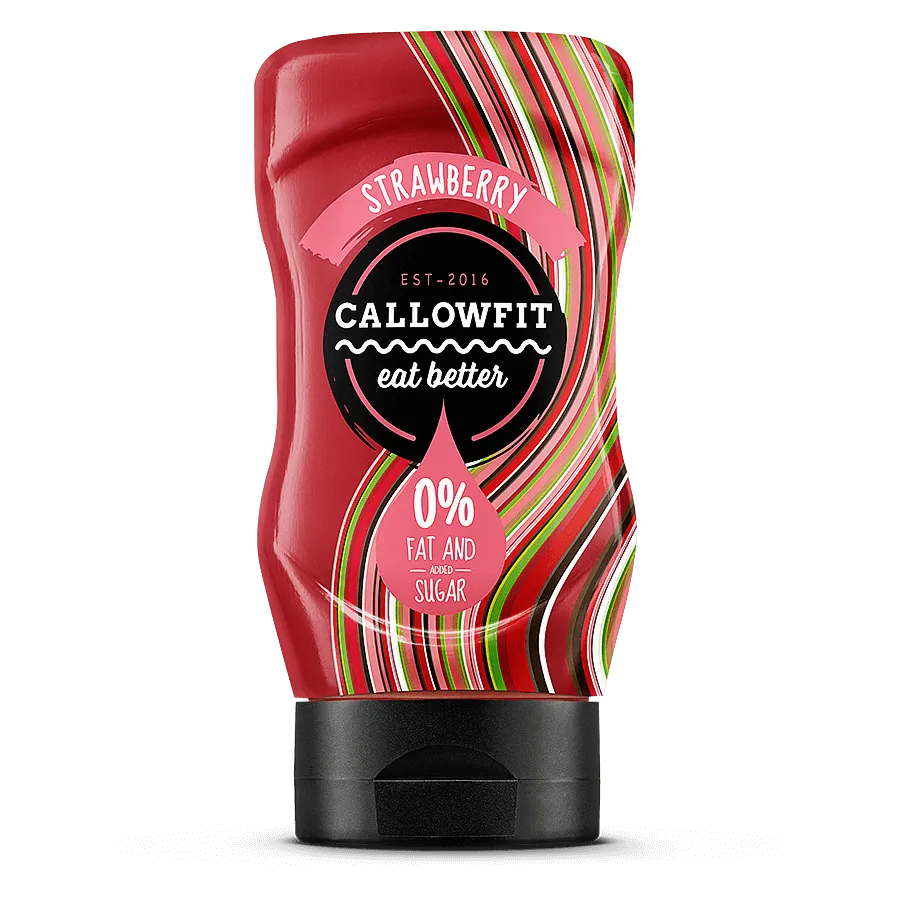 NEWTRITIONS Salse e Condimenti Callowfit Salsa Strawberry 300ml salsa fragola