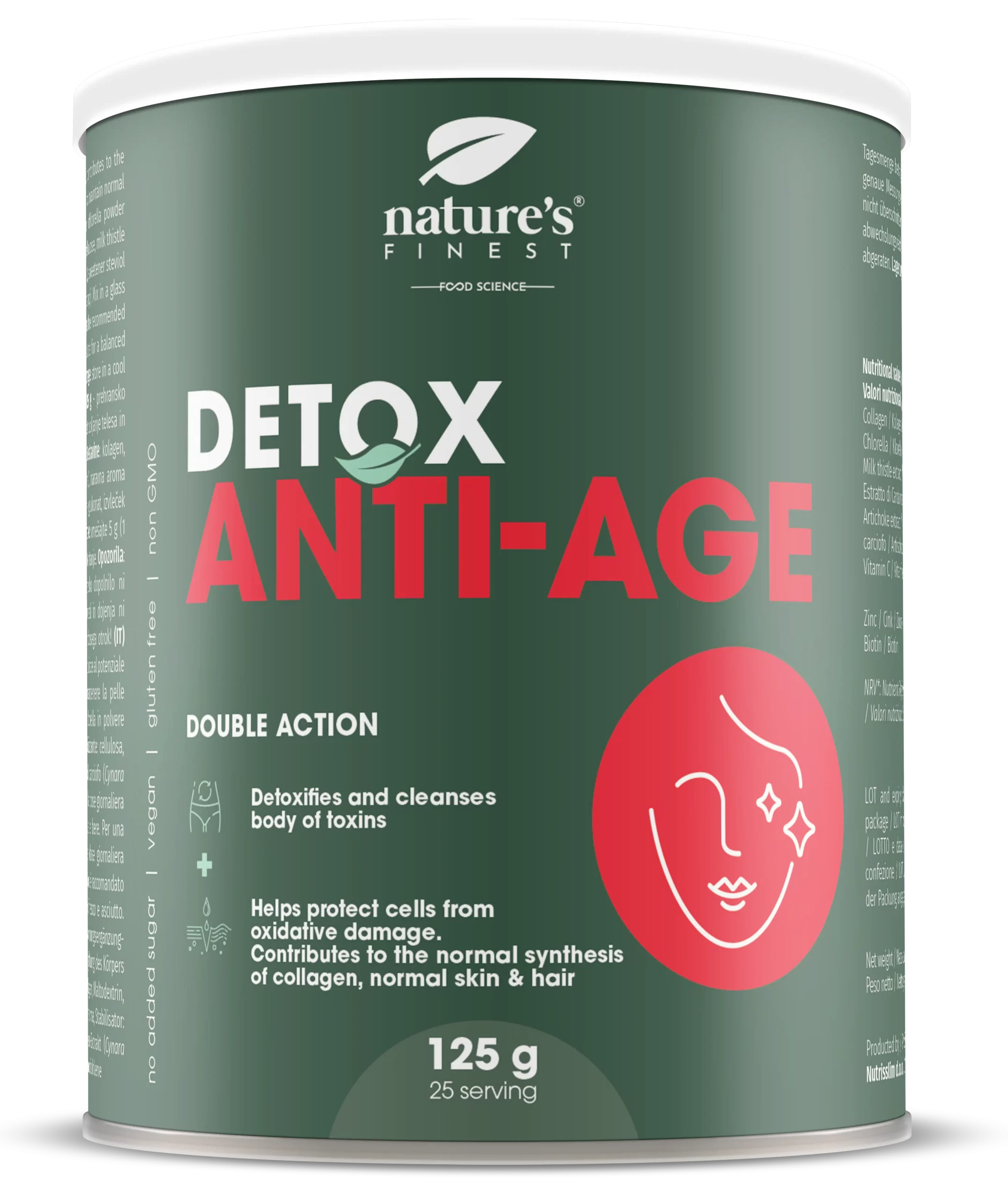 NEWTRITIONS Condizione Detox Anti Age integratore 125 g