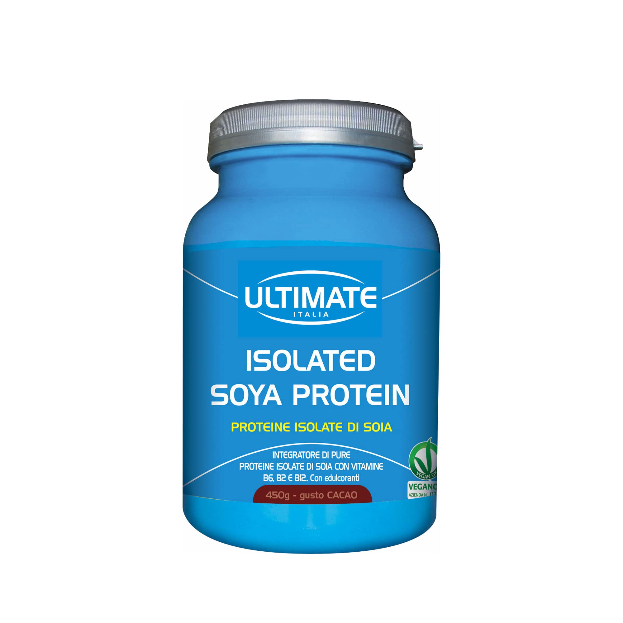 Ultimate Proteine Isolated Soya Protein proteine Cacao 21 porzioni vegane