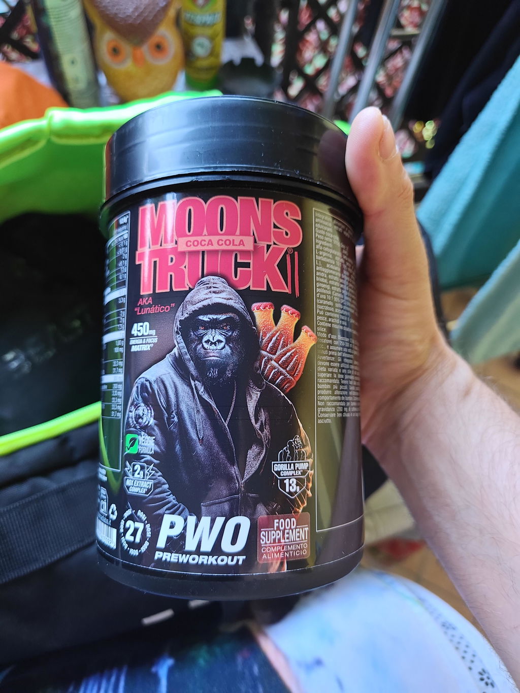Zoomad Pre-Workout Moonstruck® II pre-workout fragola 510 g