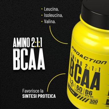Wellness Amminoacidi Aminoacidi Ramificati BCAA 2:1:1 300 compresse