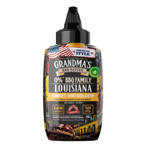 NEWTRITIONS Salse e Condimenti Salsa Grandma’s BBQ – Louisiana salsa 290 ml