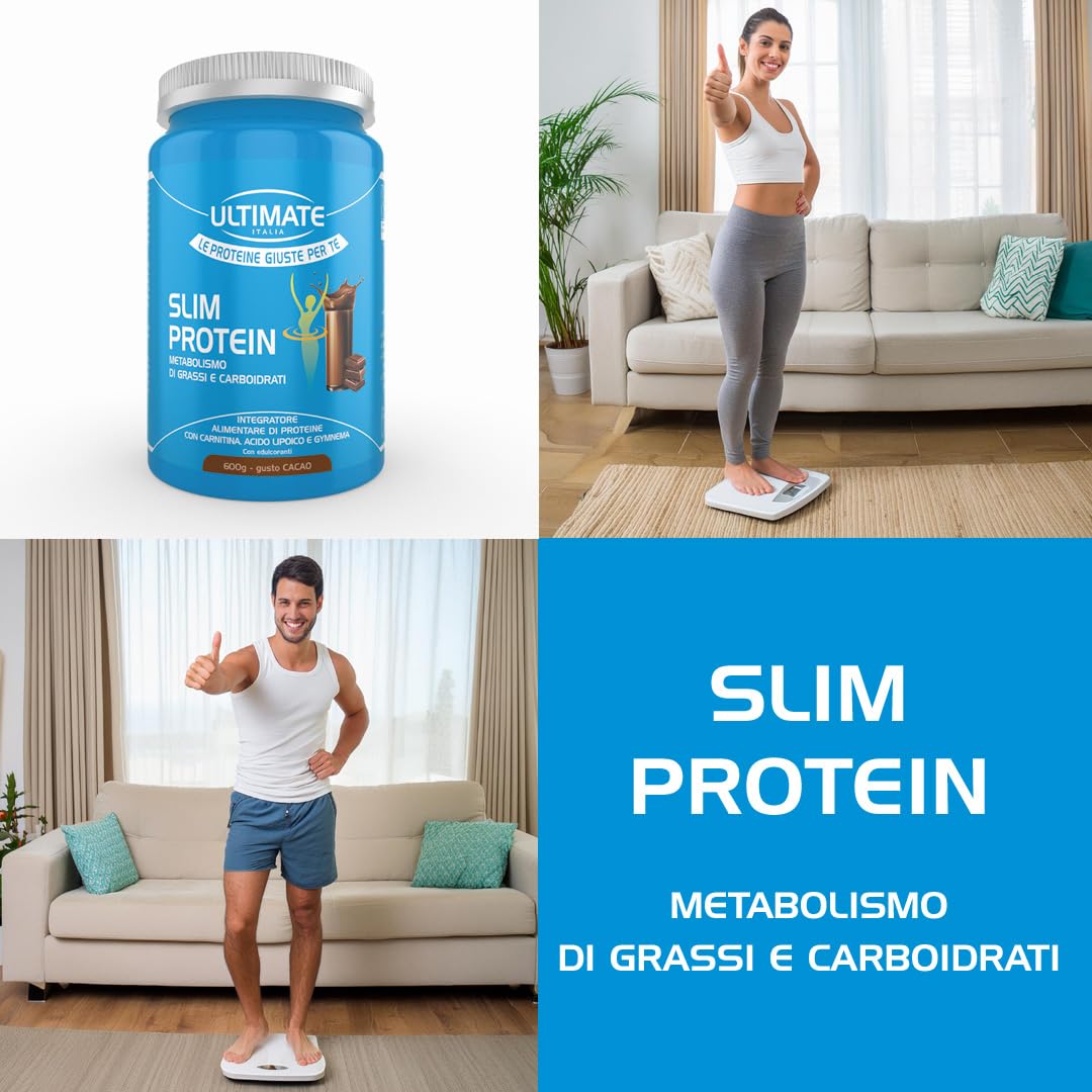 Ultimate Proteine Slim protein cacao 600 g controllo del peso