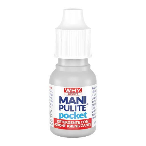 WHY SPORT Gel igienizzanti MANI PULITE® POCKET CON ALOE gel 25 ml