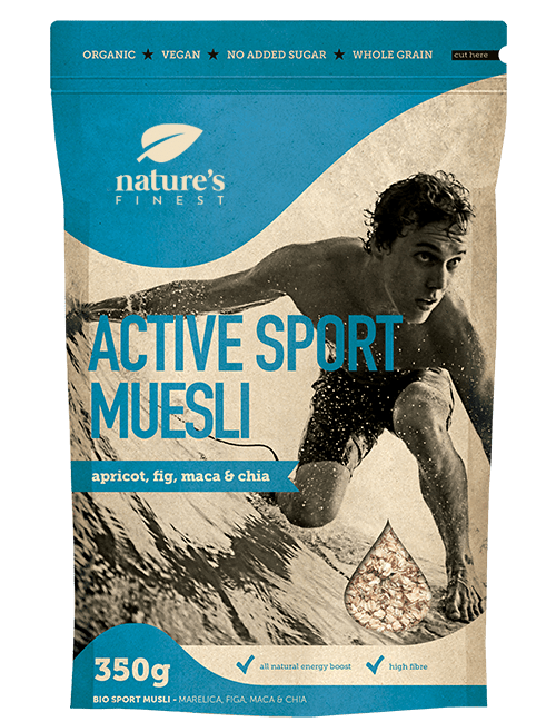 NEWTRITIONS Prima Colazione Bio Muesli Attività Sportiva muesli 350 g vegano