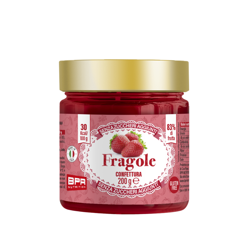 Wellness Marmellate 0/zuccheri Confettura Fragole senza zuccheri aggiunti