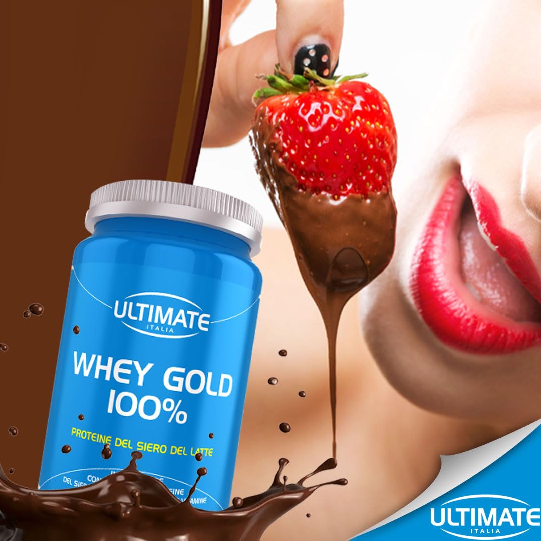 Ultimate Proteine Whey Gold 100% proteine gusto cacao 1,5 kg con vitamina B6