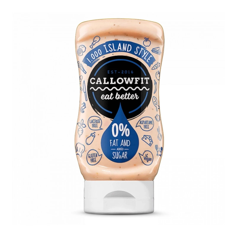 NEWTRITIONS Salse e Condimenti Salsa 1.000 Island Style salsa 300 ml