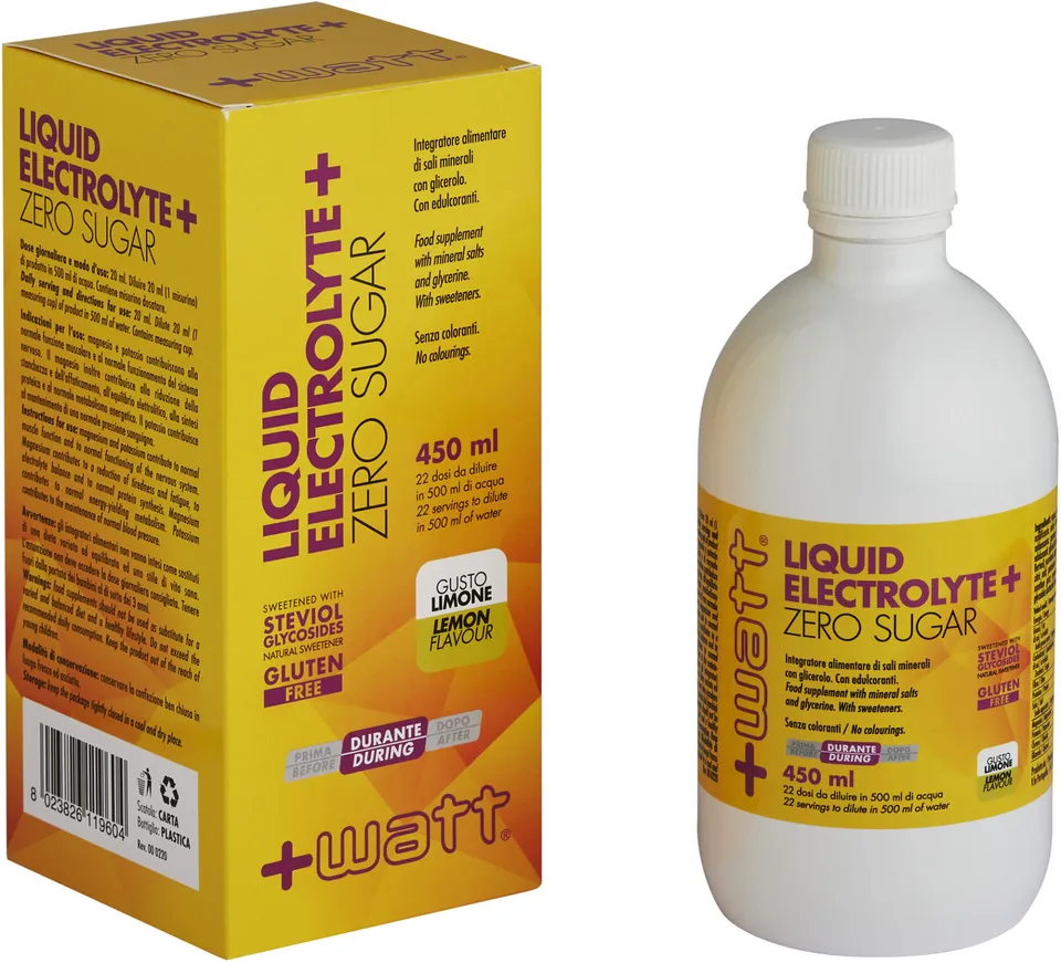 +WATT Endurance Line Liquid Electrolyte+ elettroliti zero zuccheri