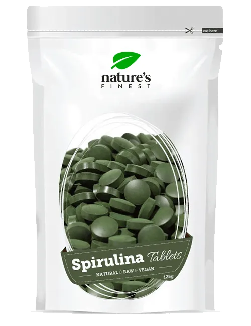 NEWTRITIONS Condizione Spirulina in Compresse 125 g integratore di ferro e fibre