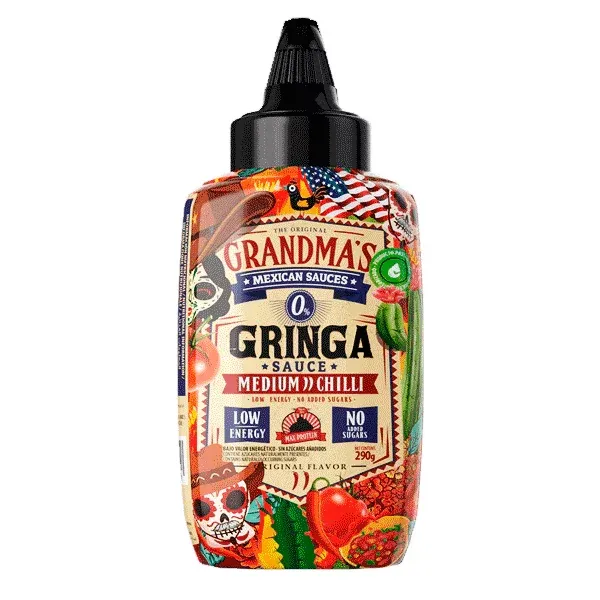 NEWTRITIONS Salse e Condimenti Grandma’s BBQ – Gringa salsa BBQ 290 ml