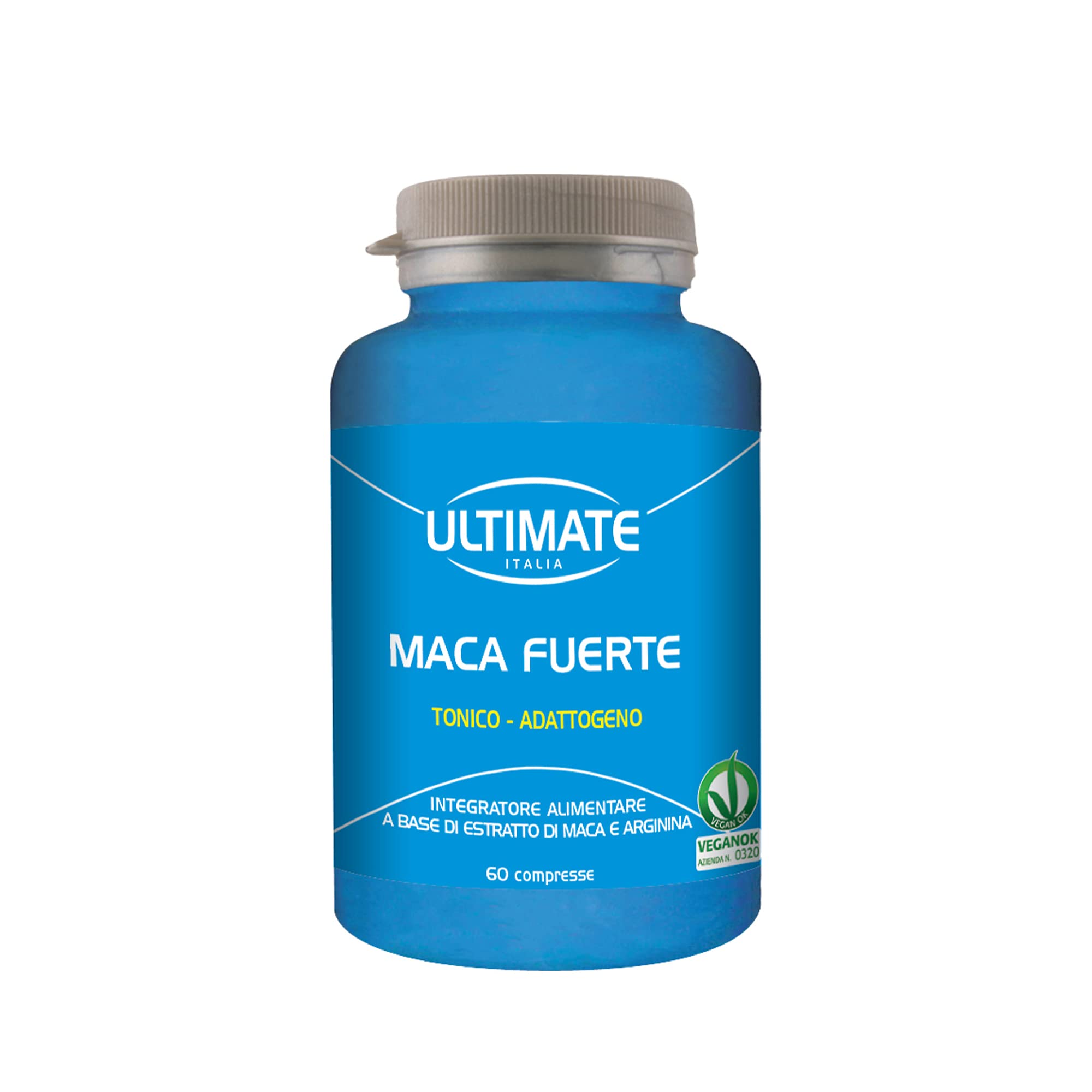 Ultimate Fitoterapici Maca Fuerte integratore in capsule 60 cps, maca e arginina