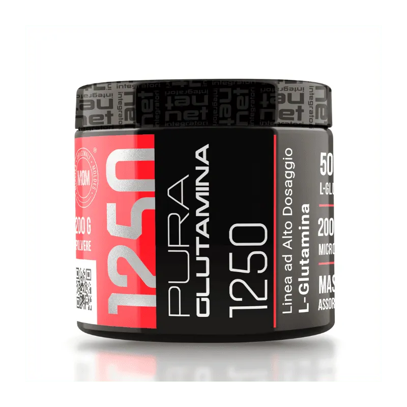 NEWTRITIONS Aminoacidi Pura Glutamine 1250 glutammina 200 g