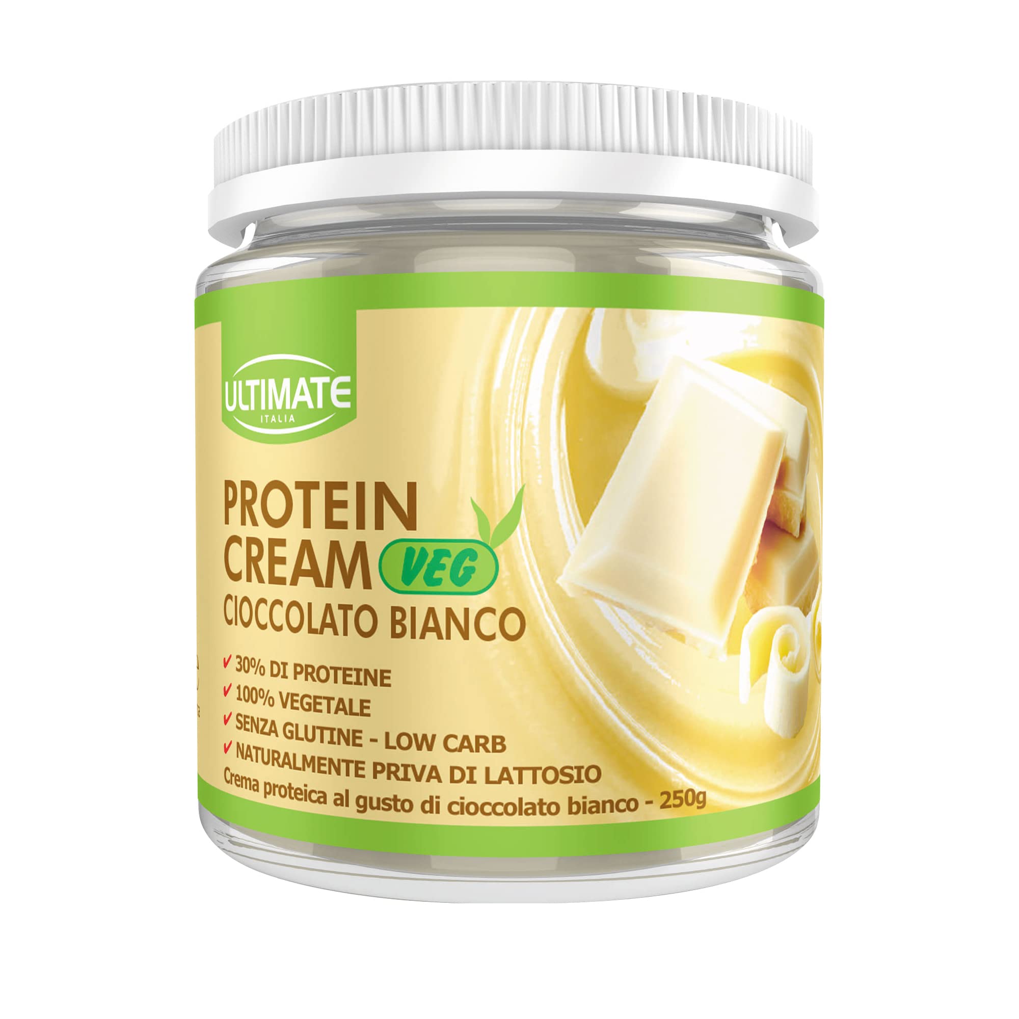 Ultimate Creme proteiche crema proteica pistacchio 250 g 30% proteine