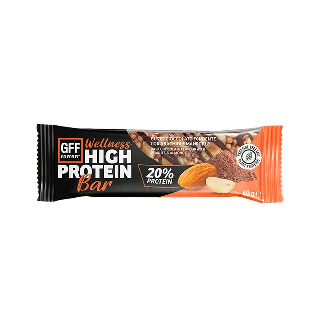 NEWTRITIONS Barrette High Protein Bar barretta proteica cioccolato mandorle e arachidi 40 g
