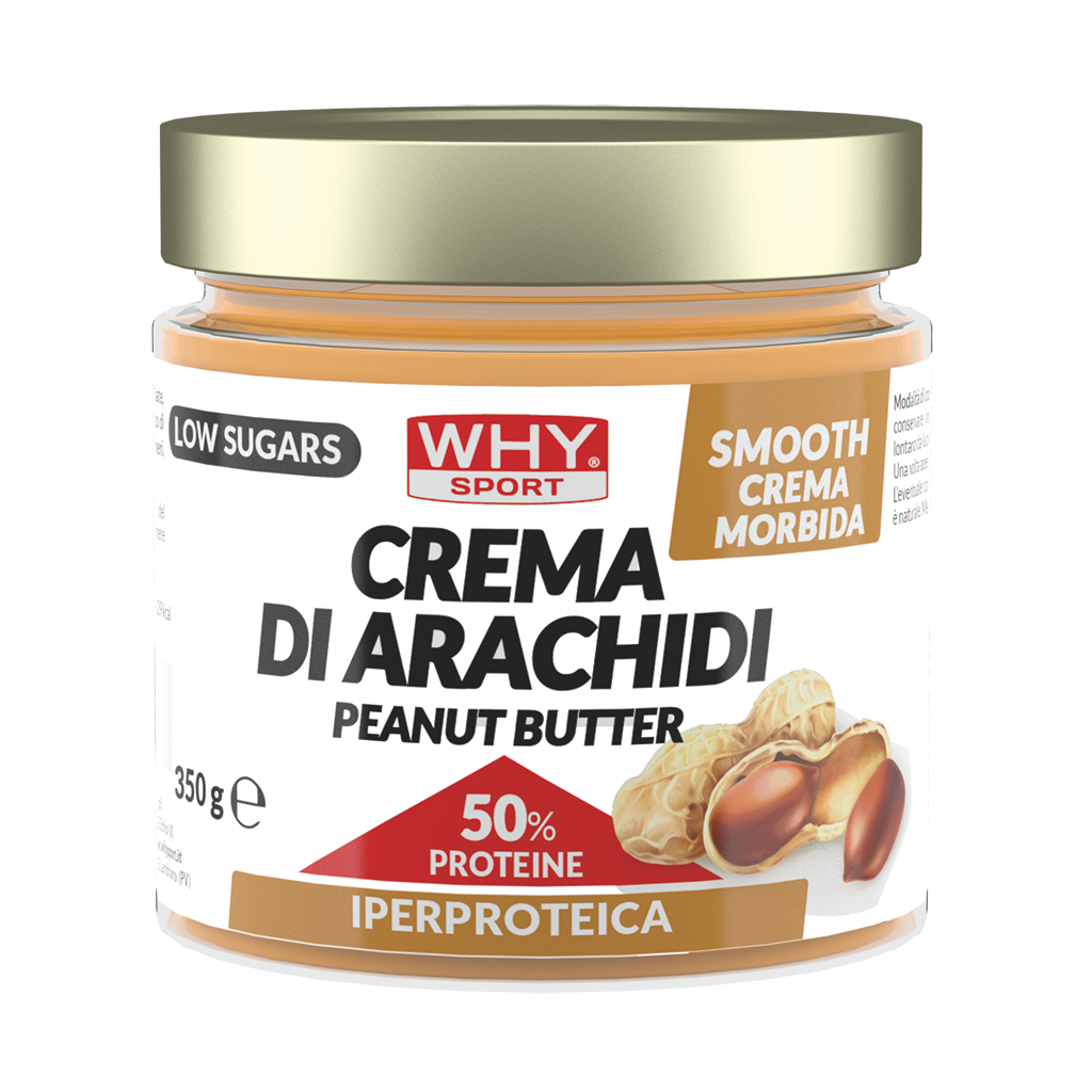 WHY SPORT Alimentazione CREMA DI ARACHIDI SMOOTH crema di arachidi 350 g liscia