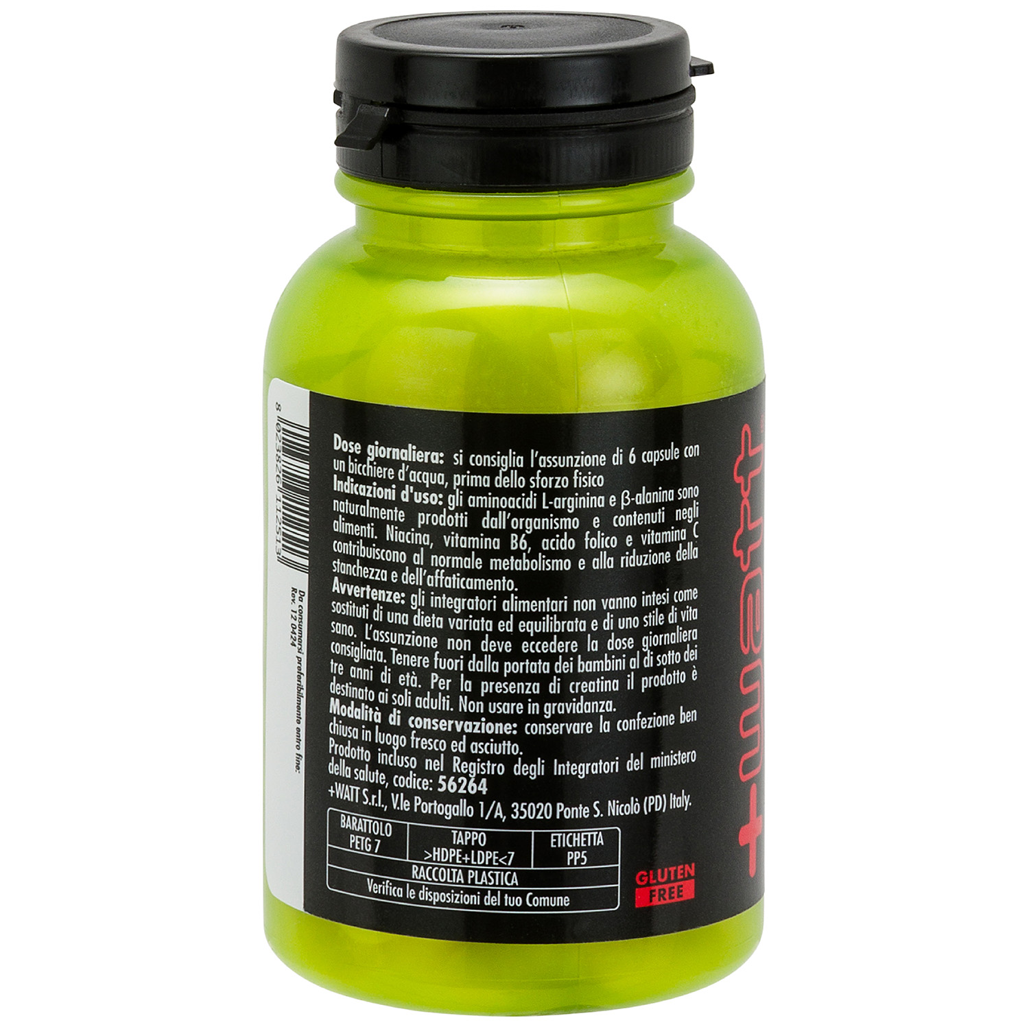 + WATT Power Line Nitrowatt Evo integratore pre-workout