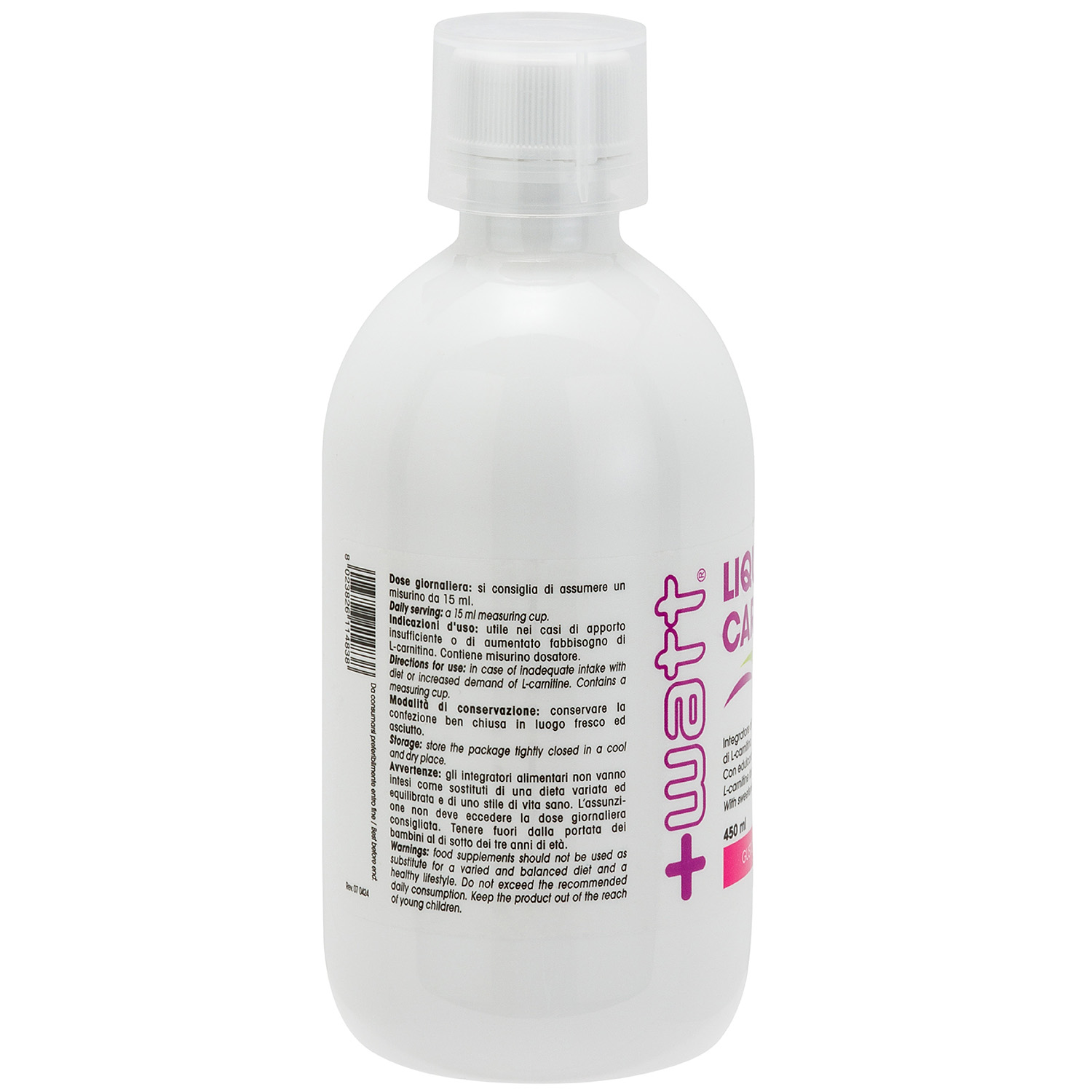 +WATT Wellness Line Liquid Carnitine+ carnitina liquida senza zuccheri