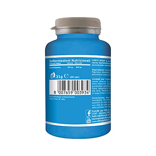 Ultimate Stimolatori Corti Stop capsule 60 cps, fosfatidilserina