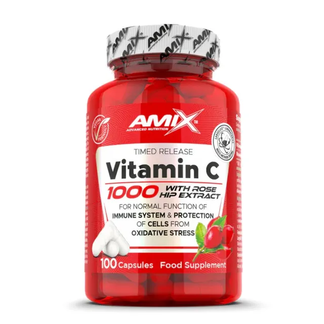 NEWTRITIONS Vitamine Vitamin C 1000 mg 100 capsule con rosa canina