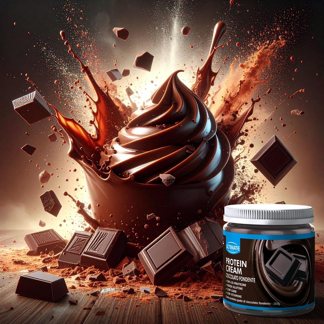 Ultimate Creme proteiche Protein Cream crema proteica cioccolato fondente 2x250 g