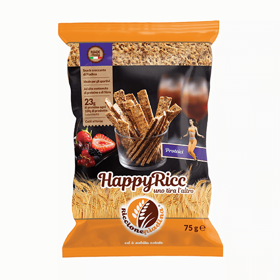 NEWTRITIONS Pane e prodotti da forno Happy Ricc Proteici 75 g