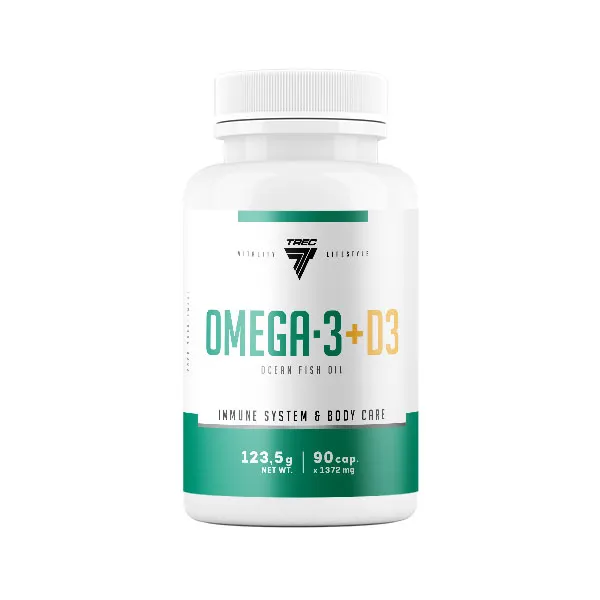 Wellness Omega 3 Omega-3 +D3 Trec integratore olio di pesce