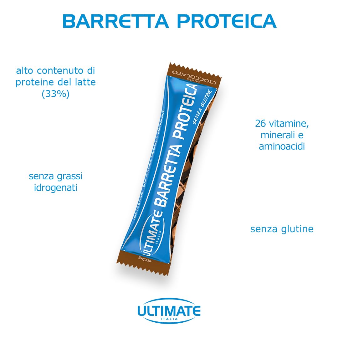 Ultimate Barrette Barretta Proteica 33% proteine cioccolato