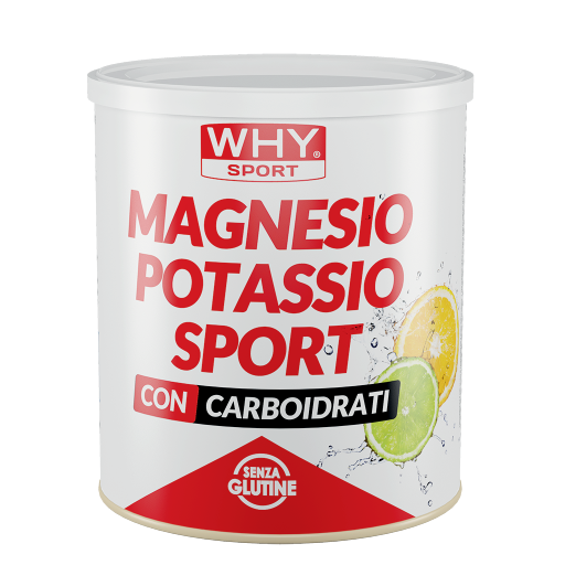 WHY SPORT Energetici MAGNESIO POTASSIO SPORT AGRUMI magnesio potassio 300 g gusto agrumi