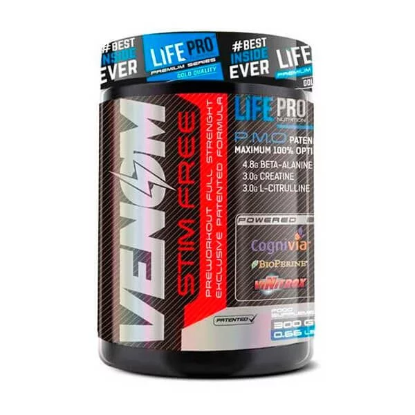 NEWTRITIONS Workout New Venom Stim Free pre-workout 300 g senza stimolanti