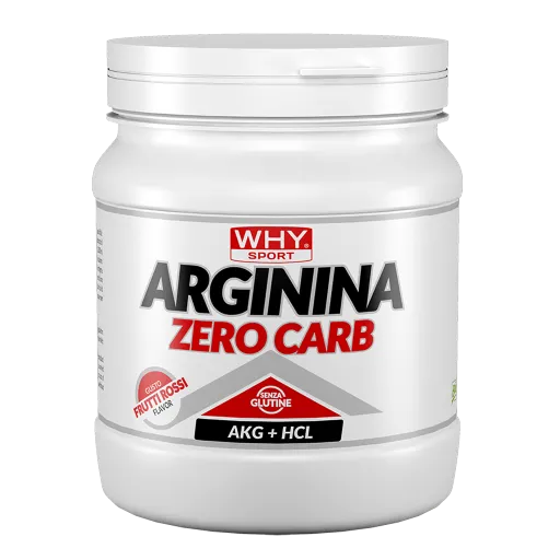 WHY SPORT Amminoacidi e creatina ARGININA ZERO CARB FRUTTI ROSSI in polvere 220 g