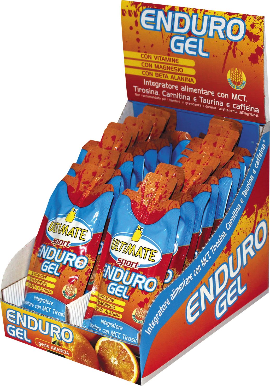 Ultimate Energetici Enduro Gel gel energetico arancia confezione da 24