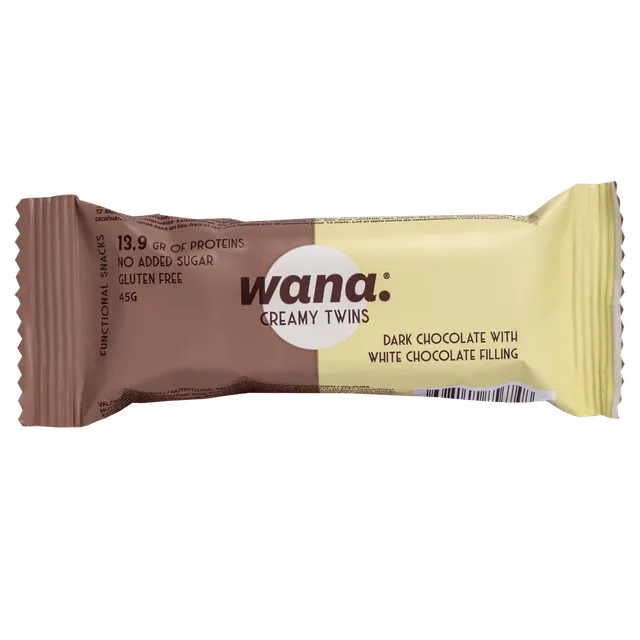 NEWTRITIONS Barrette Creamy Twins barretta cioccolato bianco 45 g